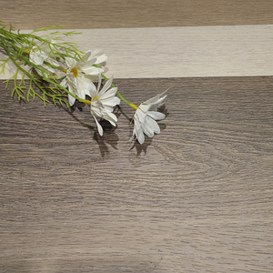 Revêtement de sol en vinyle PVC écologique SPC auto-adhésif, grain de bois naturel chêne, noyer, érable, moderne, pour chambre à coucher, imperméable, garantie 5 ans - Product Image 1
