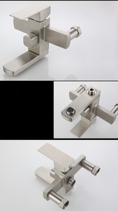 Hochwertige 304 Edelstahl-Duschsäule Rostbeständig Einzel-Keramik für Warm- und Kaltwasser Regenmuster - für Hotels - Product Image 2