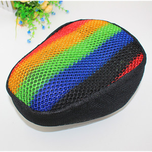 Housse de siège complète pour trottinette électrique Fulishu, en maille respirante, design nid d'abeille coloré arc-en-ciel - Product Image 4