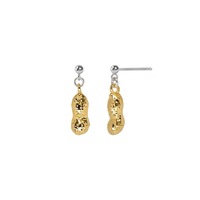 Boucles d'oreilles pendantes en argent 925 en forme d'arachide, accessoires haut de gamme pour cadeau de fêtes