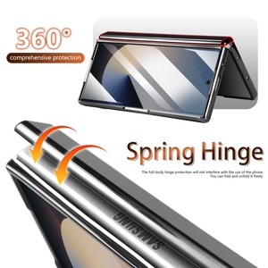 Custodia Magnetica Pieghevole con Porta Carte per <span class=keywords><strong>Samsung</strong></span> Fold 8 7 6 5 4 3 Pixel <span class=keywords><strong>10</strong></span> Pro, <span class=keywords><strong>Cover</strong></span> Sottile in Pelle con Protezione Schermo - Product Image 5