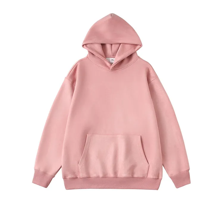 Hoodie Pastel, Hoodie katun lembut, Pullover ukuran besar, untuk wanita dan pria