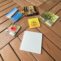 Sous-verres vierges pour sublimation MDFSUB, acrylique de sublimation 3,8 mm pour sublimation thermique, napperons carrés personnalisables DIY imperméables