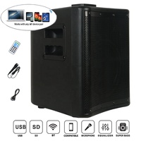 Sistema de Altavoces PA Profesional de Audio de 800 W y 8 Pulgadas, Caja de Sonido Portátil para Karaoke, BT TWS, con Micrófono FM, Bocina Parlante