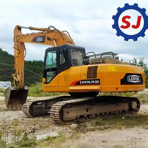 Excavatrice sur chenilles Lovol FR260 d'occasion, 26 tonnes, 99 % neuve, abordable et en stock, préférée pour l'achat. - Product Image 6