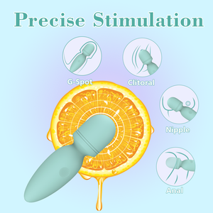 YLove USB Recarregável AV Wand Poderoso Bala Vibrador Corpo Pessoal Massageador 10 Modos de Vibração IP65 Impermeável para Mulheres - Product Image 2