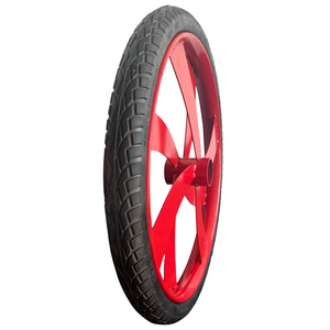 <span class=keywords><strong>Rueda</strong></span> Sólida de Poliuretano TPU de Tubo Recto de 26 Pulgadas de Alta Resistencia, 26x2.5, Antipinchazos, Capacidad de Carga de 150 kg, para <span class=keywords><strong>Carretilla</strong></span> - Product Image 2