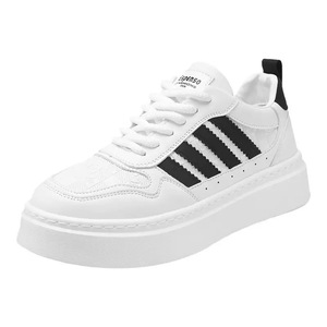 Sneakers Casual da <span class=keywords><strong>Uomo</strong></span> 2025 <span class=keywords><strong>di</strong></span> Tendenza, Versatili, Traspiranti, <span class=keywords><strong>Bianche</strong></span> con Suola Spessa e Fodera in Mesh per Camminare con Stile - Product Image 3