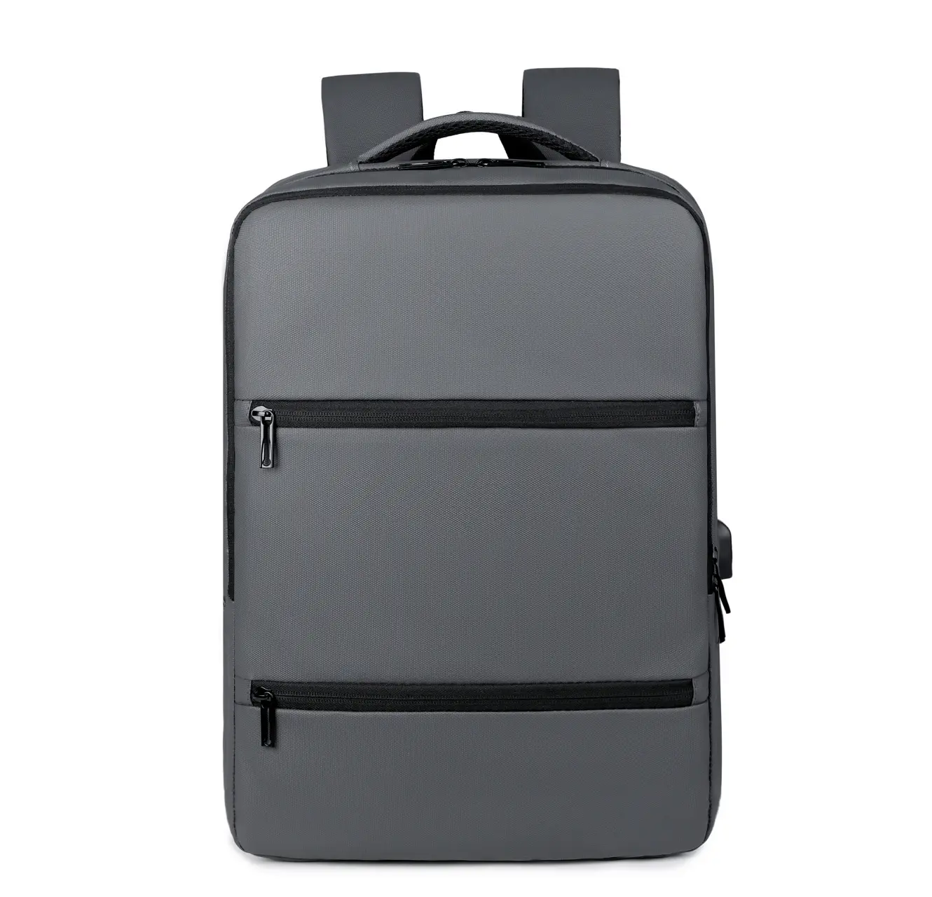 Custom logo top quality waterproof leather business laptop backpacks travel leisure backpack usb