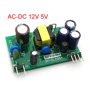 AC-DC Buck Converter 5W Dual Output Step Down Power Supply Module AC 85V-265V To DC12V250mA 5V500mA Voltage Regulator