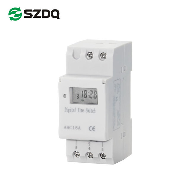 AHC15A AHC30A Digital Electronic Timer Switch Daily Weekly Program 16 Settings LCD Display Manual Override Battery Powered IP67