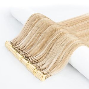 Pinzas para Extensiones de Cabello de Acero Inoxidable 6D de Tercera Generación, Resistentes al Agua y de Gran Sujeción (Amarillas) - Product Image 3