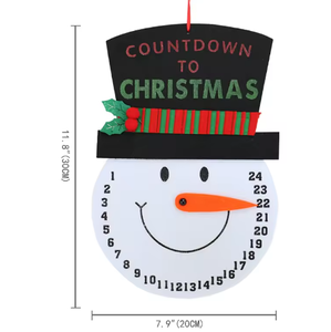 ของตกแต่งแบบแขวนทำจากสักหลาดลายคริสต์มาสใช้ในบ้านและงานเทศกาล - Product Image 4