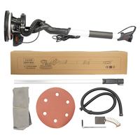 Ponceuse électrique professionnelle pour cloisons sèches et sols en bois Ponceuse portable haute puissance avec lumière LED