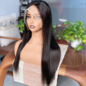 Perruques Lace Front Angelbella en <span class=keywords><strong>Cheveux</strong></span> Humains Pré-Pluckées avec Baby Hair, Densité 180, Perruques Lisses Transparentes 13x4 pour Femmes - Product Image 6
