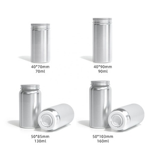 Bouteille en aluminium avec bouchon à vis pour emballage de produits de santé en capsules, emballage de compléments alimentaires, luxe - Product Image 4