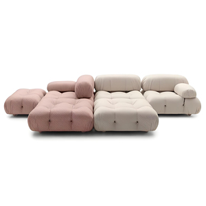 Sofá Seccional Modular de Tela Rectangular de Lujo Moderno <span class=keywords><strong>Peyo</strong></span> Personalizado, Sofá Cama con Patas de Madera, Muebles Cómodos para Apartamento - Product Image 4