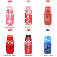 Malaisie Cola boisson gazeuse 400ML myrtille pêche saveur Cola boisson gazeuse eau gazeuse boissons exotiques