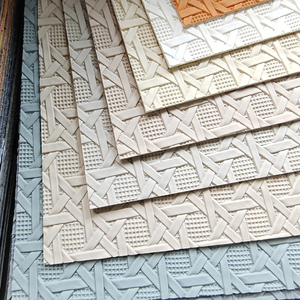 Không Thấm Nước Mềm Kết Cấu Dệt PVC Da Nhân Tạo Cho Nhà Dệt May & Hành Lý Vải Da Lộn - Product Image 3