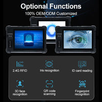 Tableta Pc Android resistente Industrial, 1000nit 4 + 64 con opción Gps, soporte de montaje Nfc para coche, lector Rfid, resistente al agua Ip65