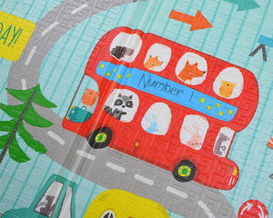 <span class=keywords><strong>Alfombra</strong></span> de bebé <span class=keywords><strong>plegable</strong></span> de diseño de dibujos animados XPE, <span class=keywords><strong>alfombra</strong></span> de espuma suave, <span class=keywords><strong>alfombra</strong></span> lavable para gatear para guardería, habitación de <span class=keywords><strong>juegos</strong></span> para niños pequeños, decoración de suelo - Product Image 1