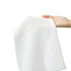 Tecido não tecido spunlace para máscara facial spunlac algodão remover almofada toalha de rosto molhado pano não tecido spunlace china