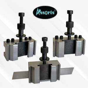 ชุดแท่นเครื่องมือเปลี่ยนเร็ว T-51 แบบคละ พร้อมที่จับมาตรฐาน 2 อัน ที่จับเจาะและตัด 1 อัน ขนาด 1/8 นิ้ว โดยบริษัท อัสซอร์ท แมชชีน ทูลส์ - Product Image 1