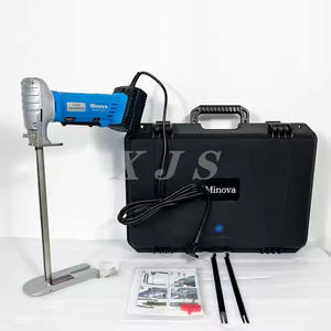 高密度電気スポンジソーはさみソファ用工場用フォーム切断機 - Product Image 2