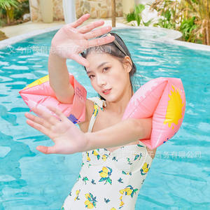 Brazalete Inflable para Natación, Flotador de Agua de PVC para Adultos y Niños, Equipo de Piscina, Ayuda de Flotación Unisex - Product Image 4