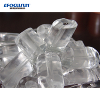 Máquina de fabricación de hielo de tubo, 15 toneladas de capacidad, con máquina de embalaje