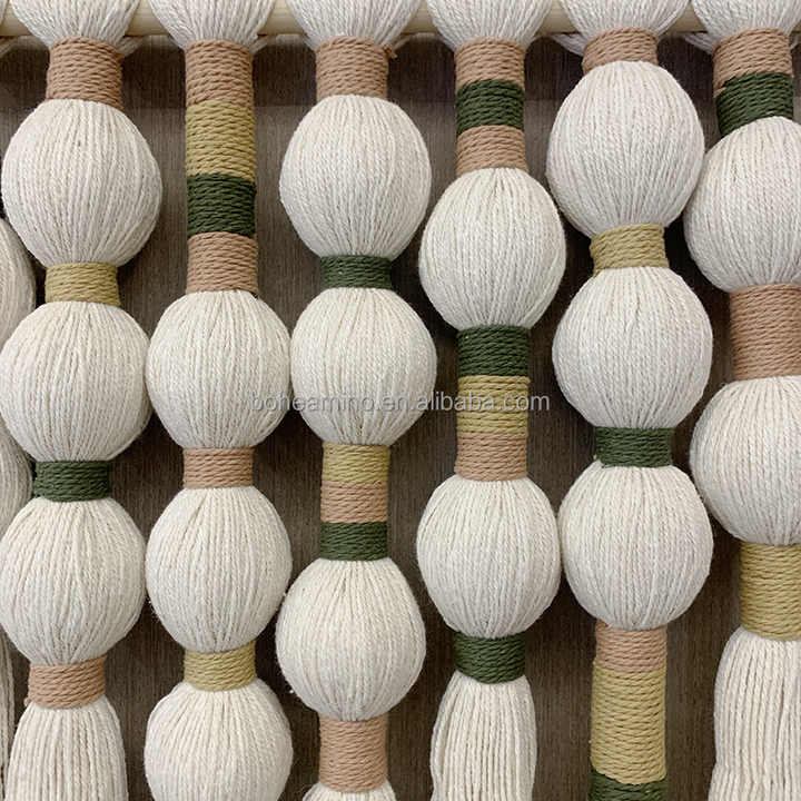 Hot Sale Hand Woven Boho Macrame Wall Hangings Sphericity Art Designs