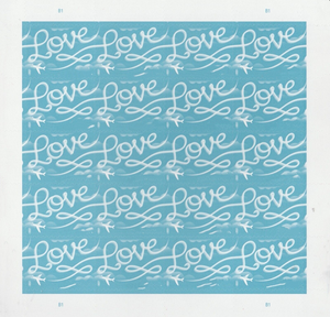 2017LOVE 2024 John Wooden US Sellos Mail 5 Fogli da 100 Pezzi Adatti per Regali, Collezionismo e Decorazione - Product Image 5