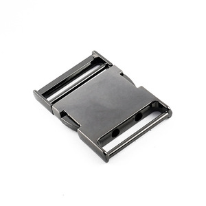 Hebilla de Liberación Lateral de Metal Plano, Color Gris Metálico, de Aleación de Zinc, para Bolsos, Resistente al Desgaste, Accesorio de Ferretería Duradero K534 - Product Image 5