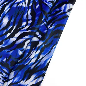 Vải Đồ Bơi Polyester Co Giãn Mạnh Mẽ In Hình Ngựa Vằn Xu Hướng Thời Trang Cho Nữ