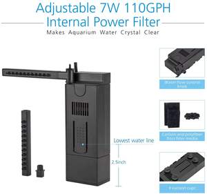 Aquarium Hygger de haute qualité avec décoration rocheuse, éclairage d'aquarium 18W et pompe à eau 7W - Product Image 5