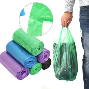 Saco biodegradável compostável saco de camiseta de plástico