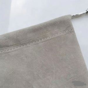 Velvet Drawstring Durable Reusable <b>Burlap</b> Jute Pouch Soft Biodegradable Recyclable Velvet Jewelry Gift <b>Bag</b> 9x12cm Drawstring - Product Image 5