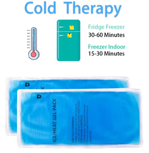 Compresse de gel réutilisable, personnalisable, durable, souple et flexible, chaude/froide, pour le soulagement des douleurs au genou et au pied, et la récupération des blessures (vente en gros) - Product Image 6