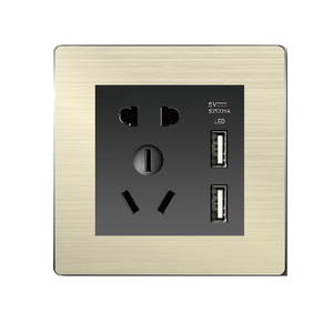 Orbita 1 gang PC Chất liệu champaign Vàng tấm màu tường chuyển đổi HDMI ổ cắm - Product Image 5