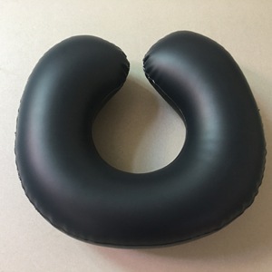 Inflatable U-<b>Shaped</b> Travel <b>Pillow</b> 28x28x14cm PVC Material For Airplane High Speed Rail Outdoor Use - Product Image 3