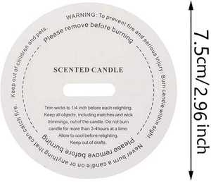 Personalizza la copertura antipolvere della candela della carta del seme delle protezioni antipolvere della candela - Product Image 3