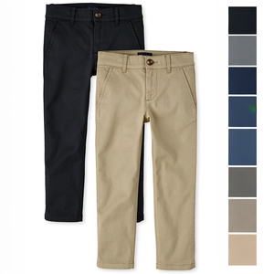 <span class=keywords><strong>Pantaloni</strong></span> Scolastici <span class=keywords><strong>Kaki</strong></span> Personalizzati OEM all'Ingrosso, <span class=keywords><strong>Pantaloni</strong></span> in Poliviscosa per Ragazzi, <span class=keywords><strong>Pantaloni</strong></span> Casual per Bambini - Product Image 1