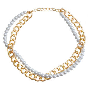 Bijoux Imitation Perle Torsadée Double Couche Collier Ins Creative Light Luxury High-end Accessoire - Product Image 5