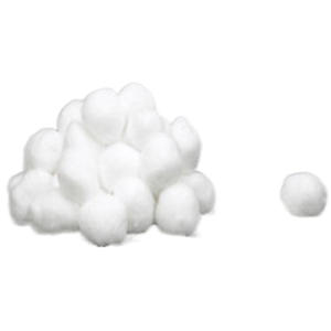 Boule de nettoyage en coton médical brut en coton de différentes tailles avec logo personnalisé - Product Image 6
