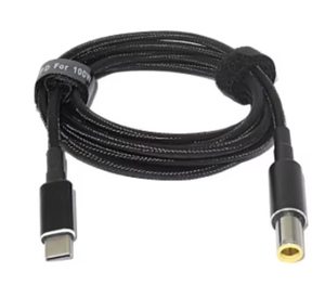 Câble de charge USB Type C PD 100W, cordon USB C vers adaptateur d'alimentation pour ordinateur portable 7,9x5,5 mm pour <span class=keywords><strong>Lenovo</strong></span> <span class=keywords><strong>Thinkpad</strong></span> <span class=keywords><strong>T400</strong></span> T410 T420 T430 - Product Image 4