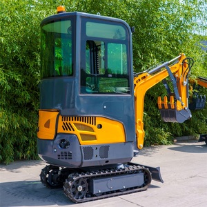 Mini-excavatrice compacte 1 tonne, auvent et cabine en option, prix de gros pour les revendeurs mondiaux et les commandes en gros, couleur personnalisée, OEM ODM - Product Image 3