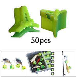 50 pezzi forte tappo di sicurezza porta ganci per attrezzatura da pesca scatole cofani attrezzi ami da pesca strumento di stoccaggio - Product Image 5