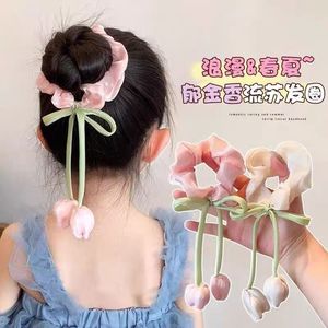 <span class=keywords><strong>Fascia</strong></span> <span class=keywords><strong>per</strong></span> <span class=keywords><strong>capelli</strong></span> a forma di ragazza con fiore francese a tulipano intestino crasso - Product Image 5