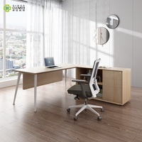 Tavolo da lavoro per scrivania ad angolo tavolo direzionale moderno di alta qualità