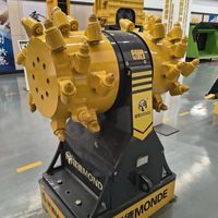 Tête de fraisage hydraulique professionnelle MONDE, directement de l'usine, pour le creusement de caniveaux urbains et le fraisage routier, installation facile